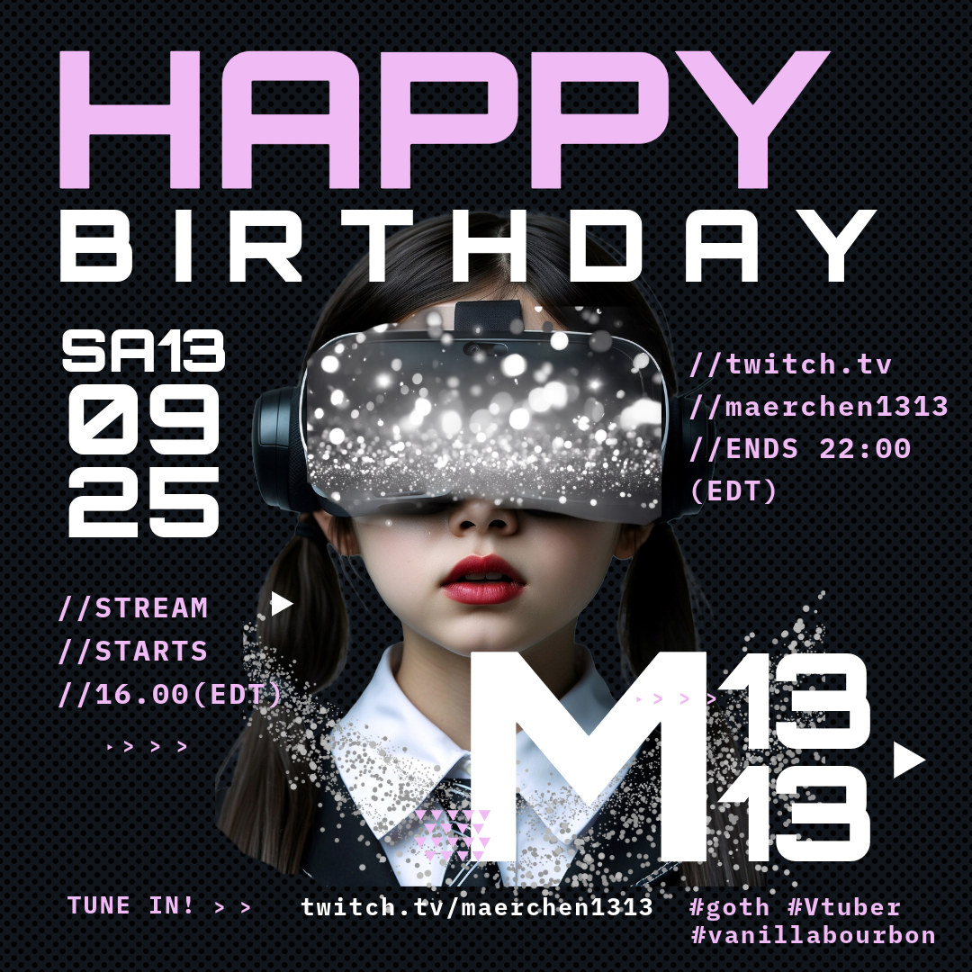 Flyer for Happy Birthday M1313!