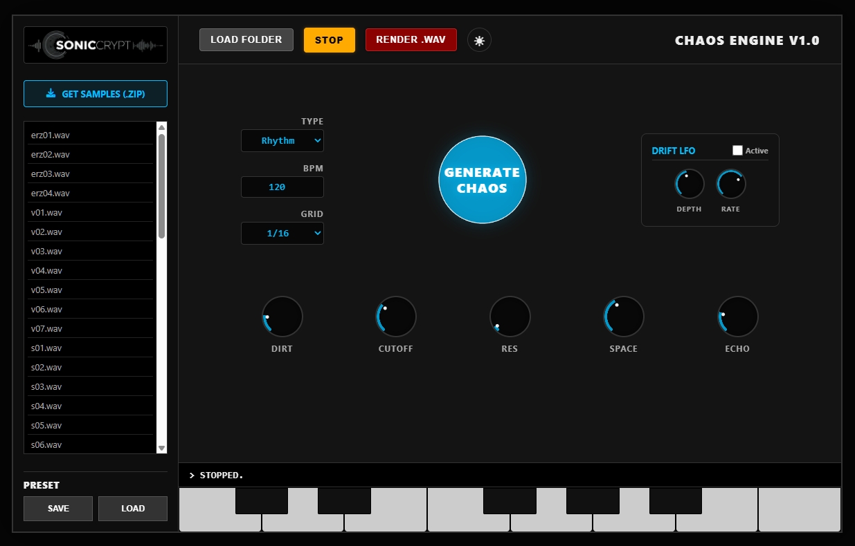 Chaos Engine Web App